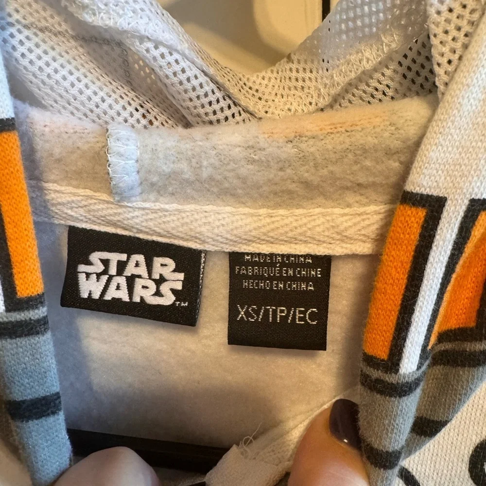 Disney Star Wars Zipper Hoodie Jacket Size XS